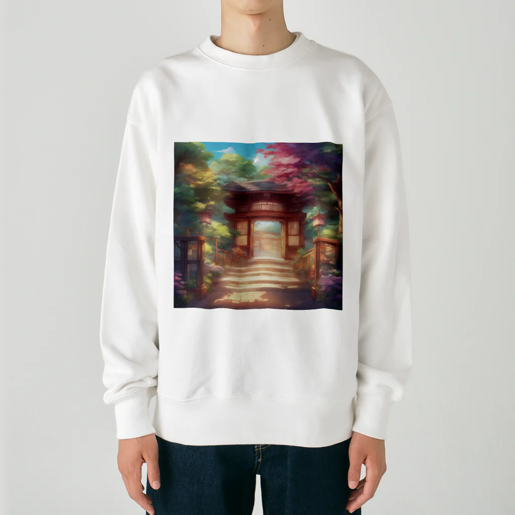 jampackの【風景】寺院 Heavyweight Crew Neck Sweatshirt