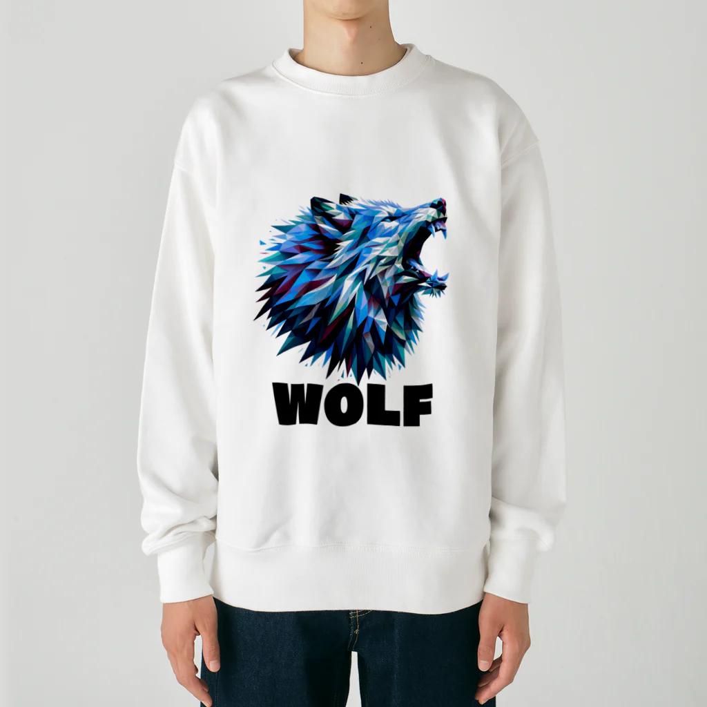 BLUEZZLYのWOLF Heavyweight Crew Neck Sweatshirt