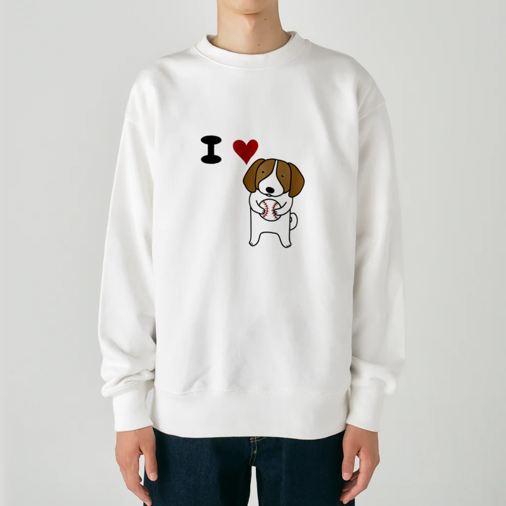 Mrs.Bean/ミセスビーンのボール拾ったワン Heavyweight Crew Neck Sweatshirt