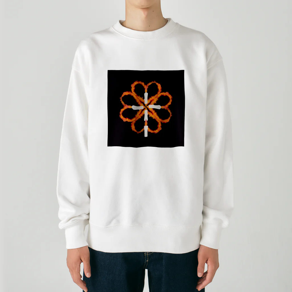 oBAKE_uCHUUのシライシ教 Heavyweight Crew Neck Sweatshirt