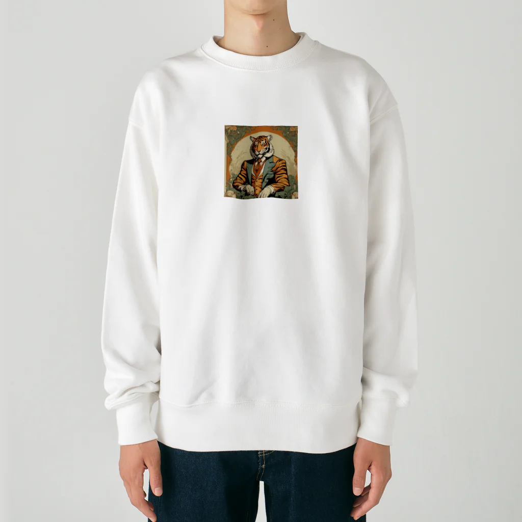 yamanikuの貴族虎 Heavyweight Crew Neck Sweatshirt