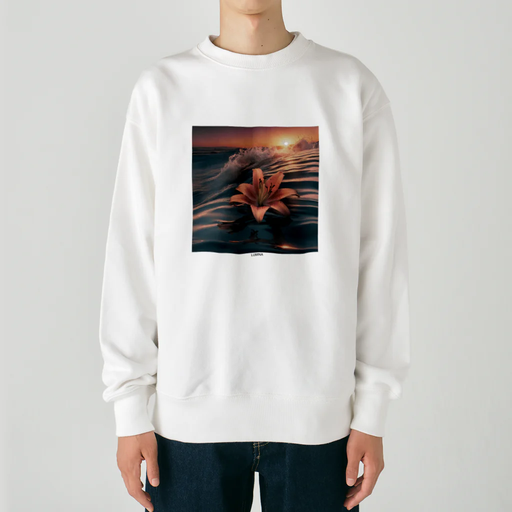 Luminaの百合の魂 Heavyweight Crew Neck Sweatshirt