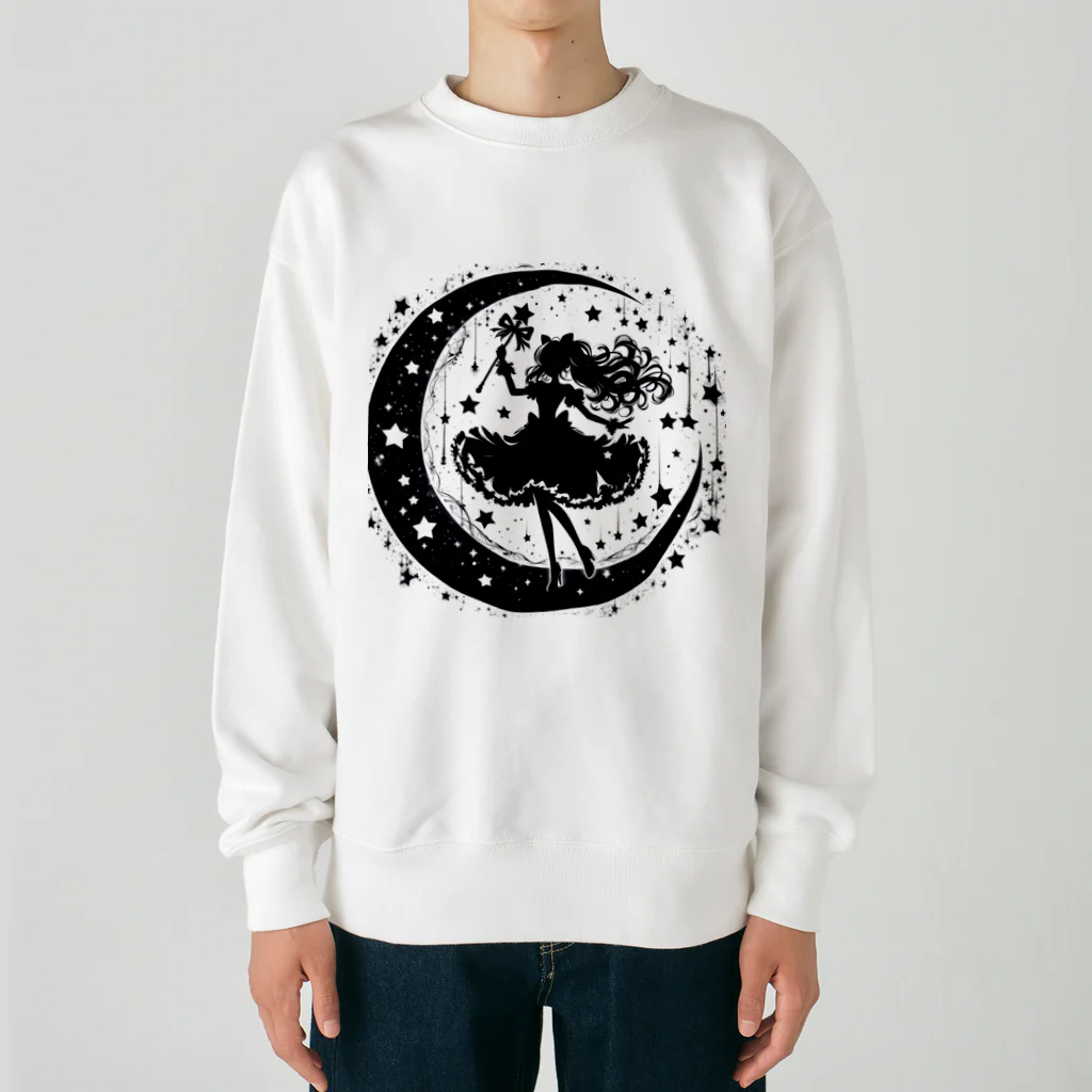 むこうのくにの魔法少女 Heavyweight Crew Neck Sweatshirt