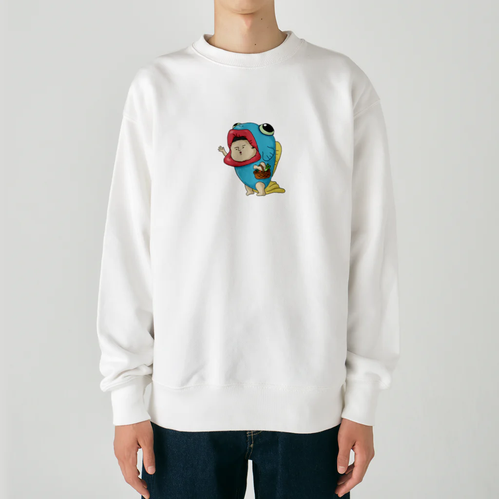 貞子やでのぎょっ！ Heavyweight Crew Neck Sweatshirt