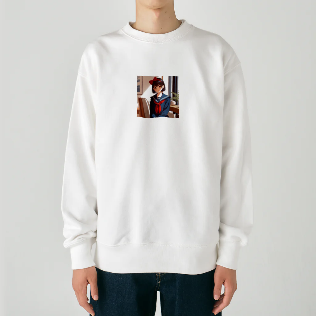 midori_kawaのセーラーキュート Heavyweight Crew Neck Sweatshirt