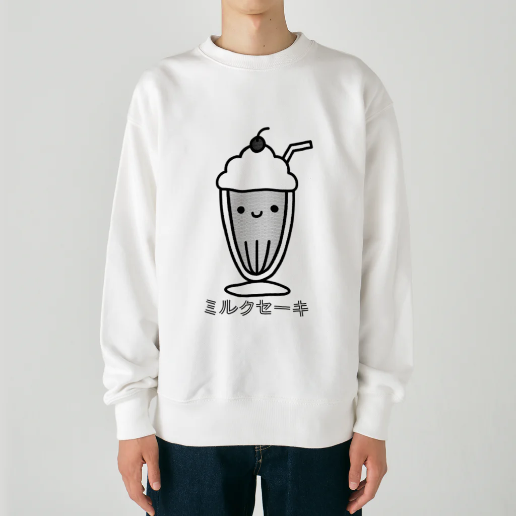 HappyFaceMarketのみんな大好きミルクセーキ Heavyweight Crew Neck Sweatshirt