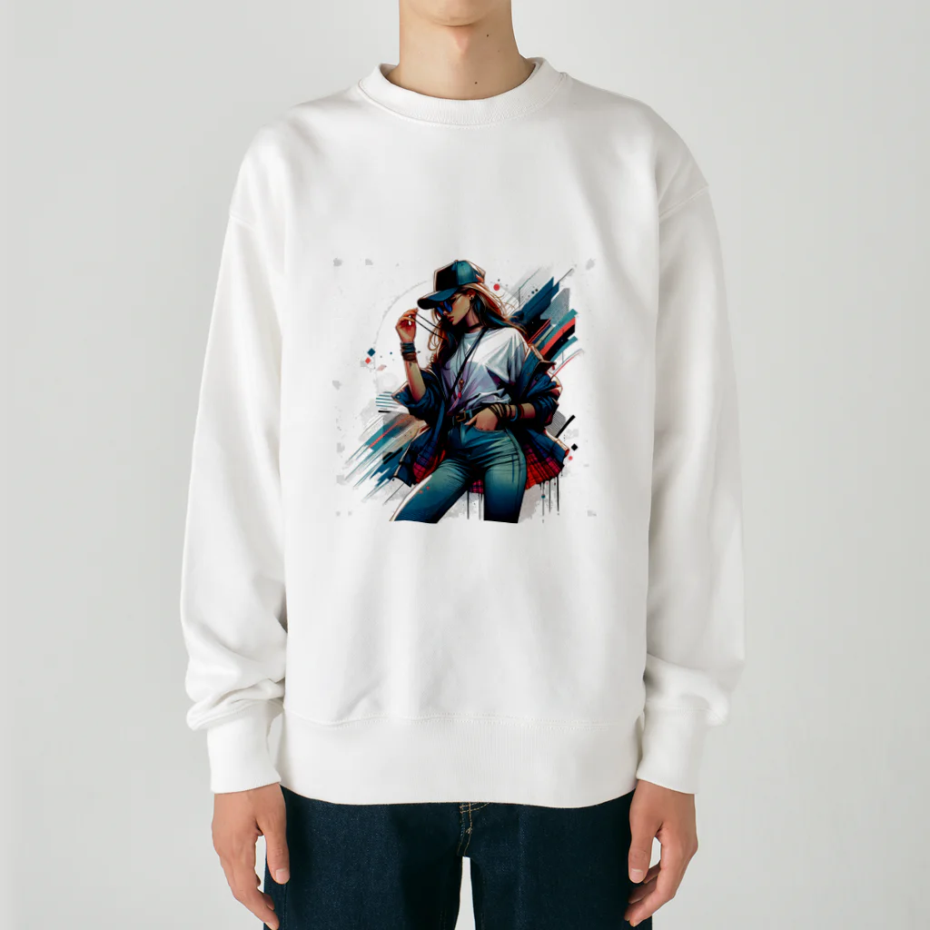 Haru|Casualのカジュアルお姉さん#1 Heavyweight Crew Neck Sweatshirt