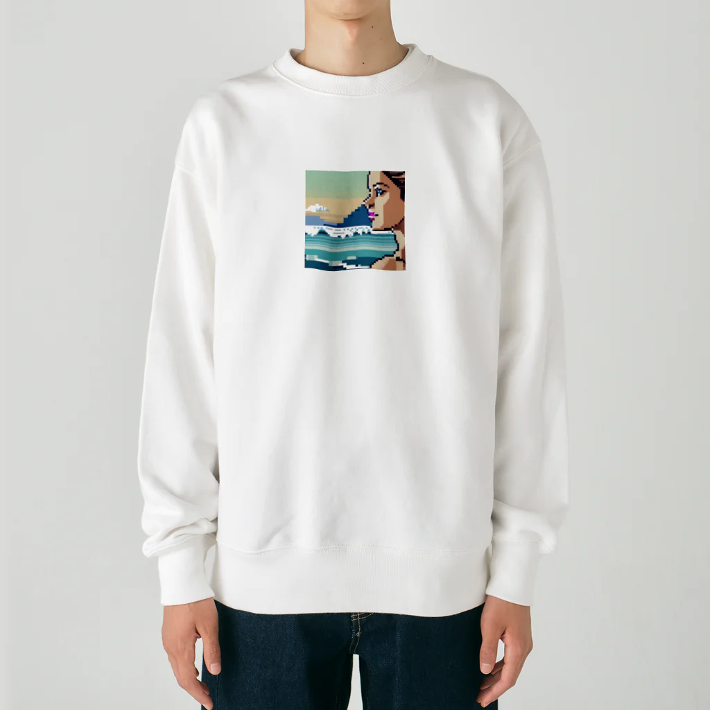 クロスクリエイティブの琉球美女の秘密 Heavyweight Crew Neck Sweatshirt