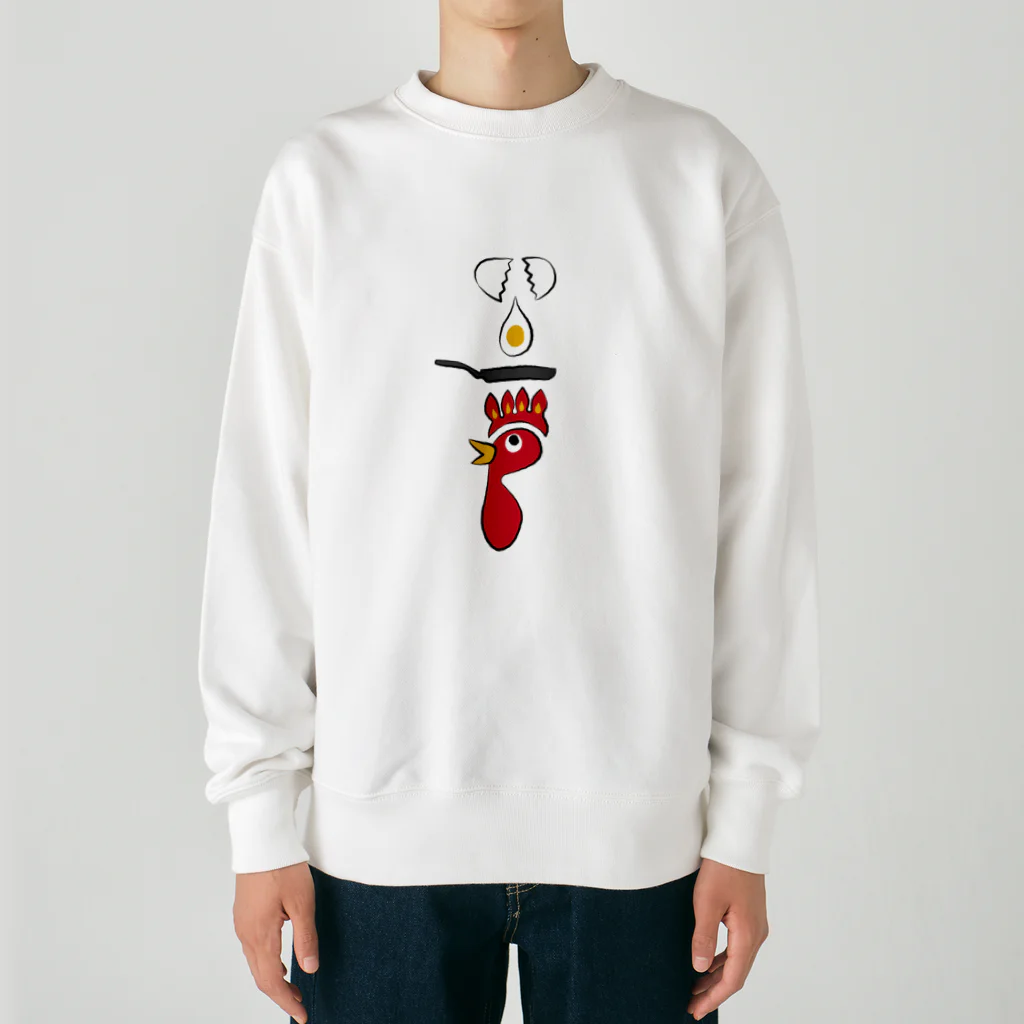 ワカボンドのニワトリコンロ Heavyweight Crew Neck Sweatshirt