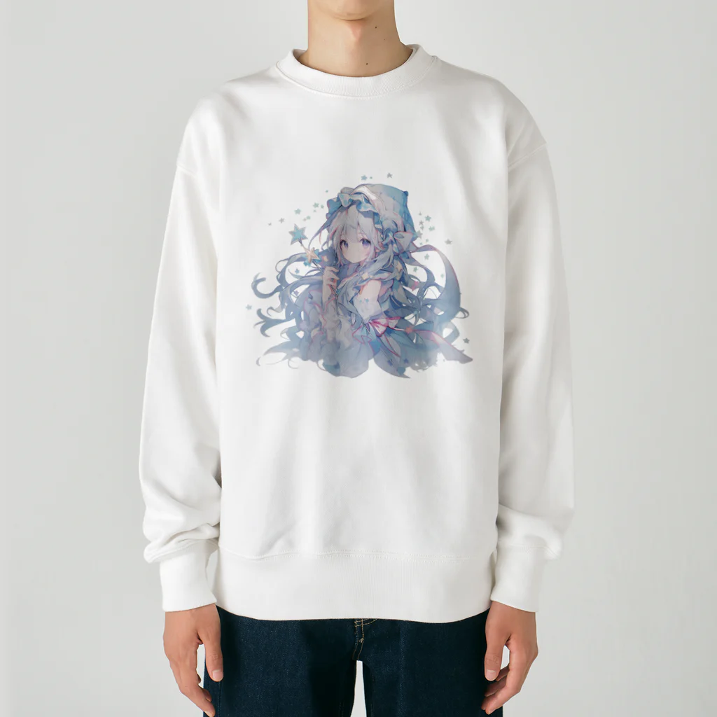 milishuuumの星屑の魔女 Heavyweight Crew Neck Sweatshirt