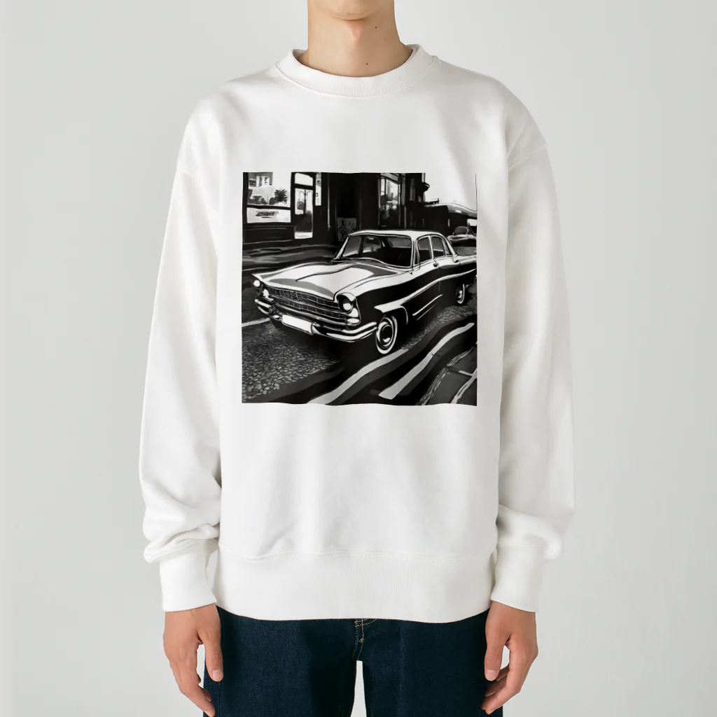 彩り屋のCLASSICcar Heavyweight Crew Neck Sweatshirt