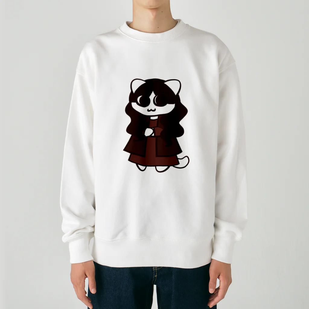 Animaru639のモニャリザ Heavyweight Crew Neck Sweatshirt