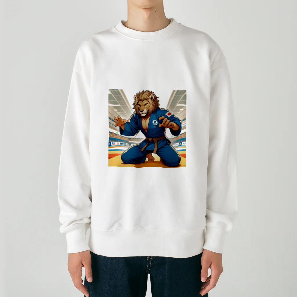 GANZのライオン柔道師範 Heavyweight Crew Neck Sweatshirt