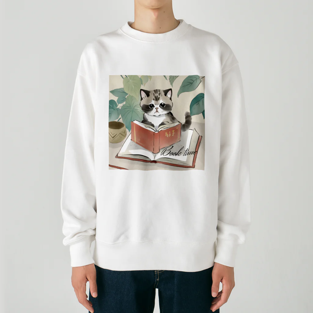 AmoriのBook time Heavyweight Crew Neck Sweatshirt