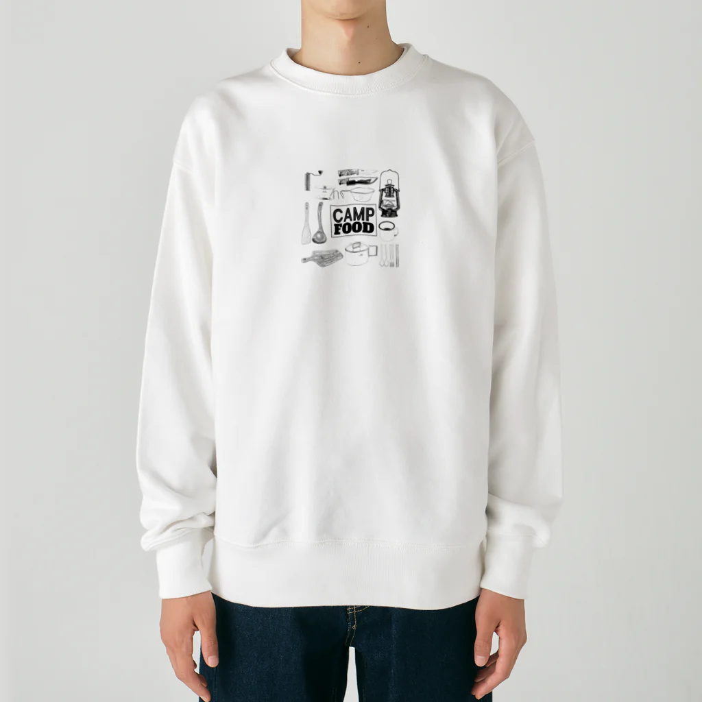 rokkakukikakuのCAMP FOOD Heavyweight Crew Neck Sweatshirt