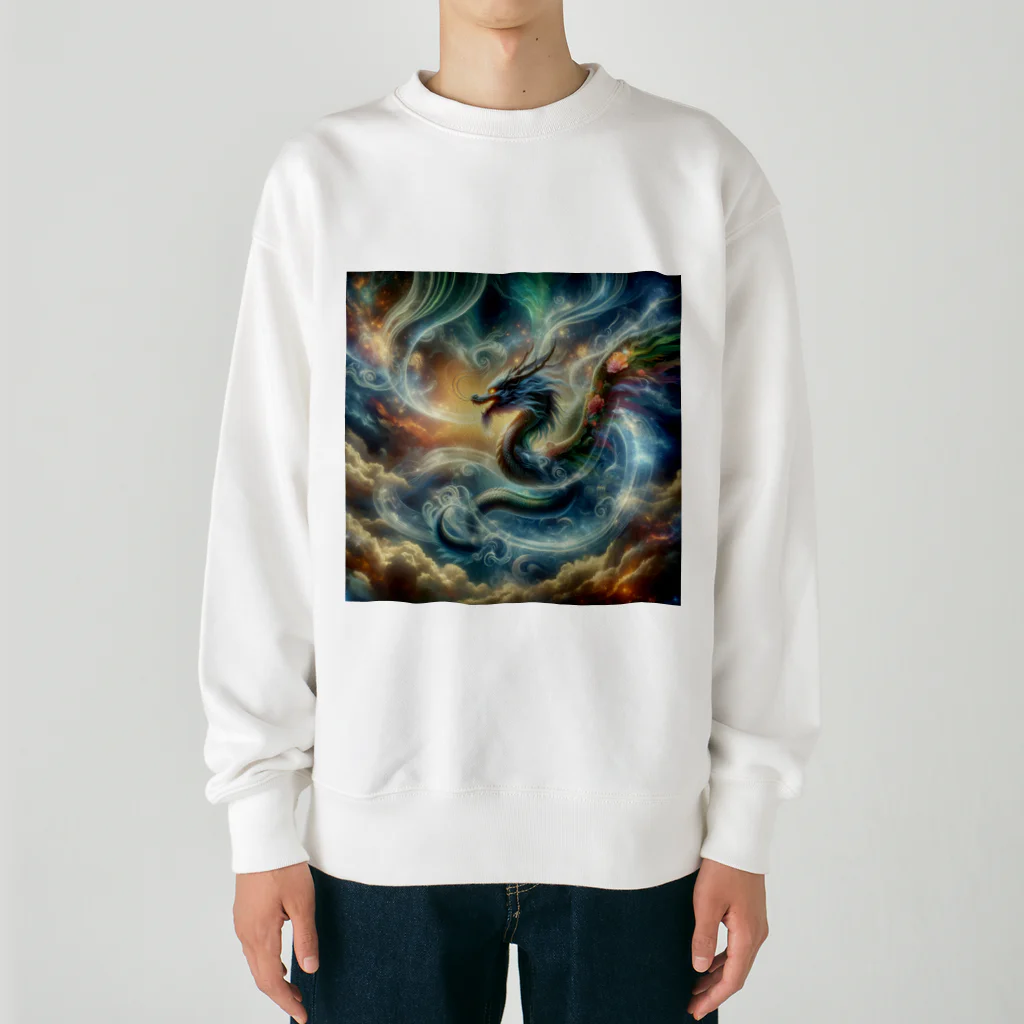 the blue seasonの昇華する霊龍 Heavyweight Crew Neck Sweatshirt