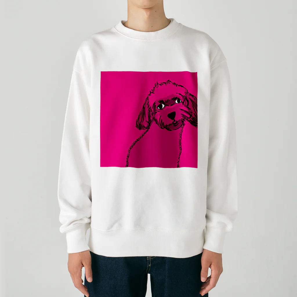 Fラン大学生の友人の愛犬 Heavyweight Crew Neck Sweatshirt