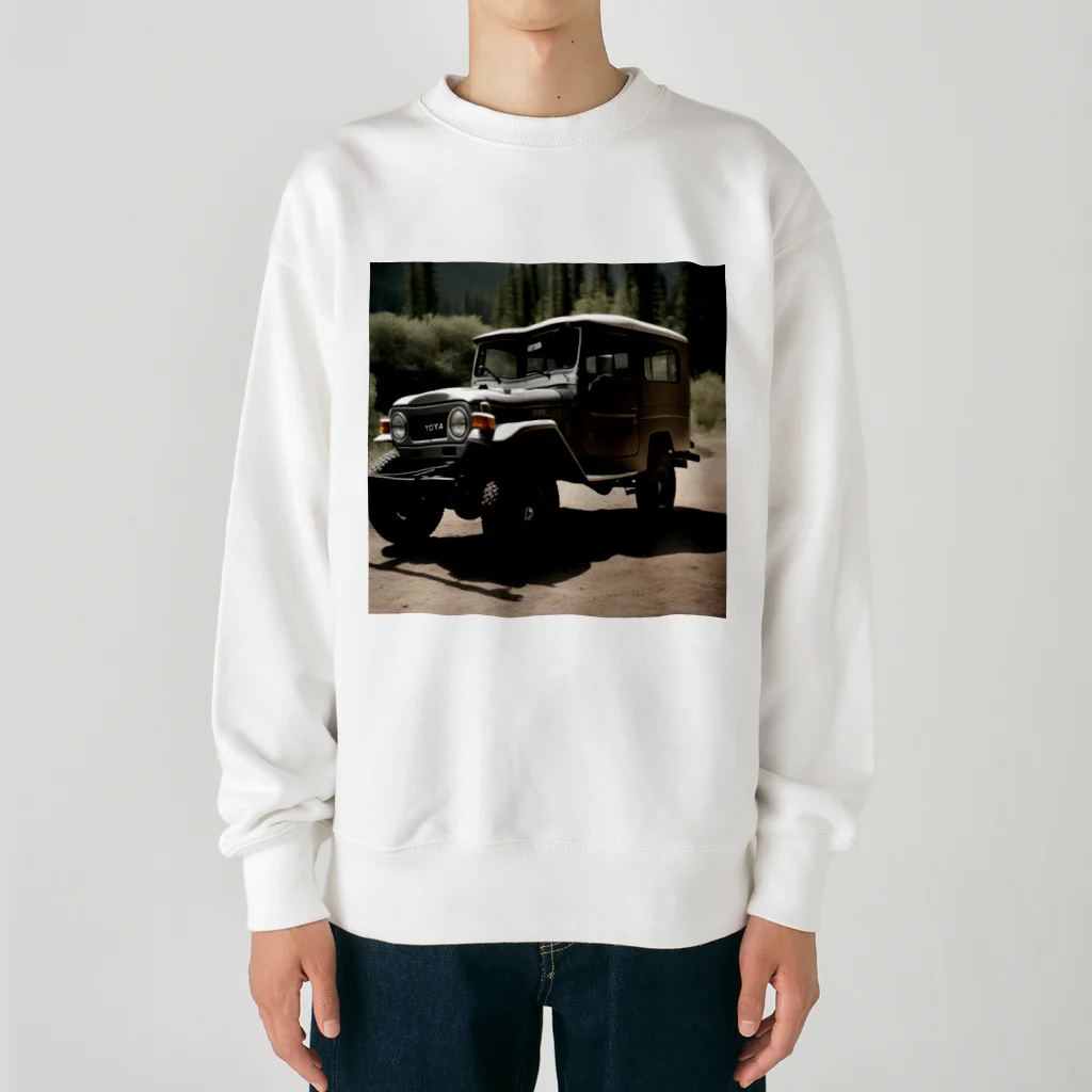 Vintage MotorVehicleのトヨタ・ランドクルーザー Heavyweight Crew Neck Sweatshirt