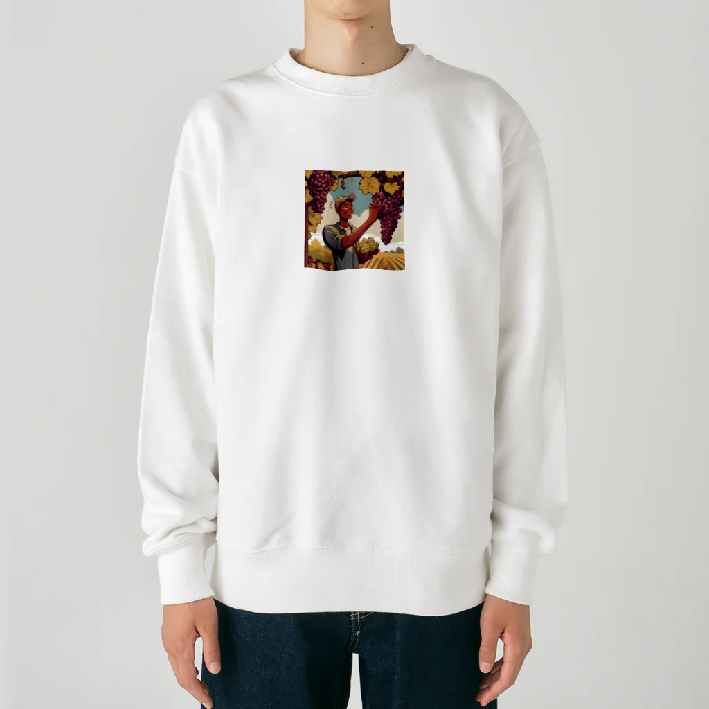 ModMantraのブドウくん Heavyweight Crew Neck Sweatshirt