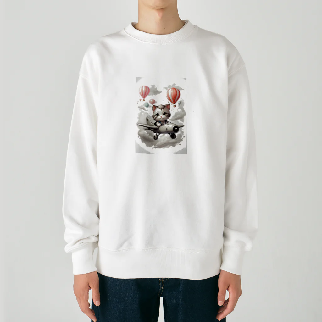 dorakiti0712のスカイキャット Heavyweight Crew Neck Sweatshirt