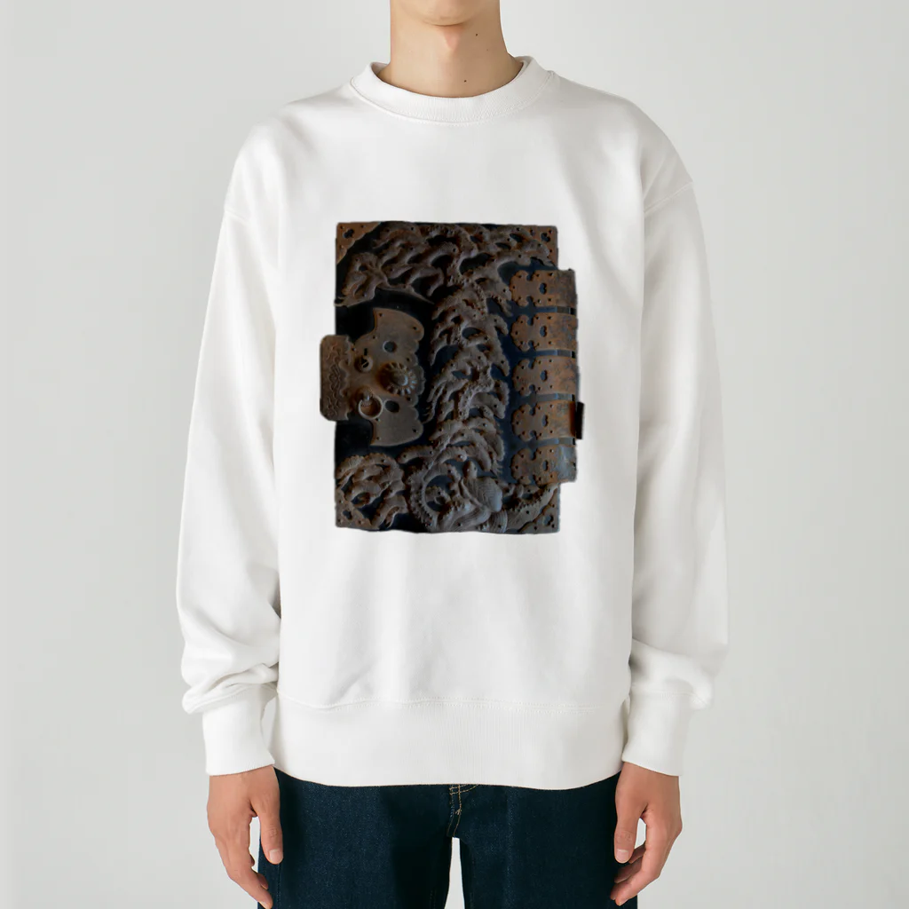 スアイリーの豚のケツの時代箪笥　骨董 Heavyweight Crew Neck Sweatshirt