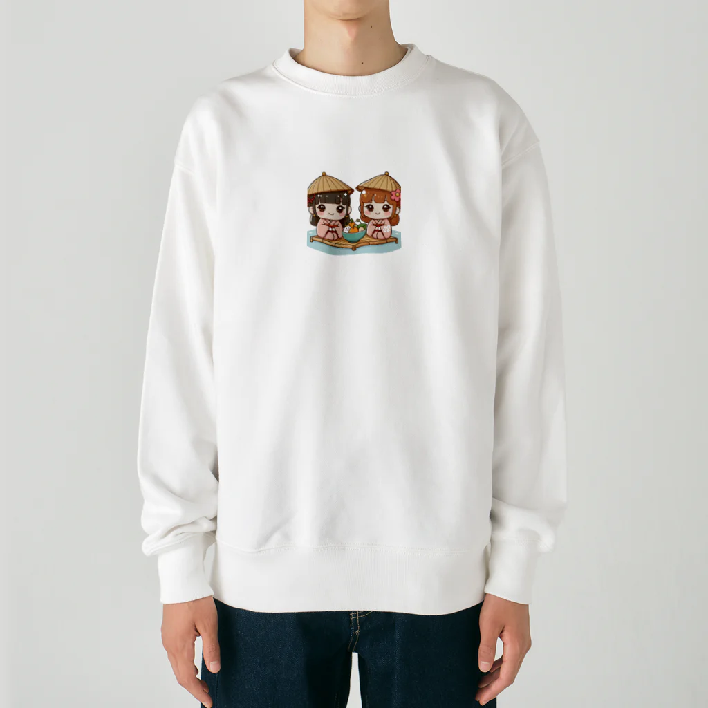 oura12のお正月が終わり、ひな祭りの季節がやってきました！ Heavyweight Crew Neck Sweatshirt