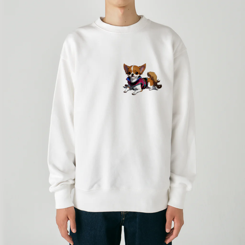 Cocomonのキュートチワワ Heavyweight Crew Neck Sweatshirt