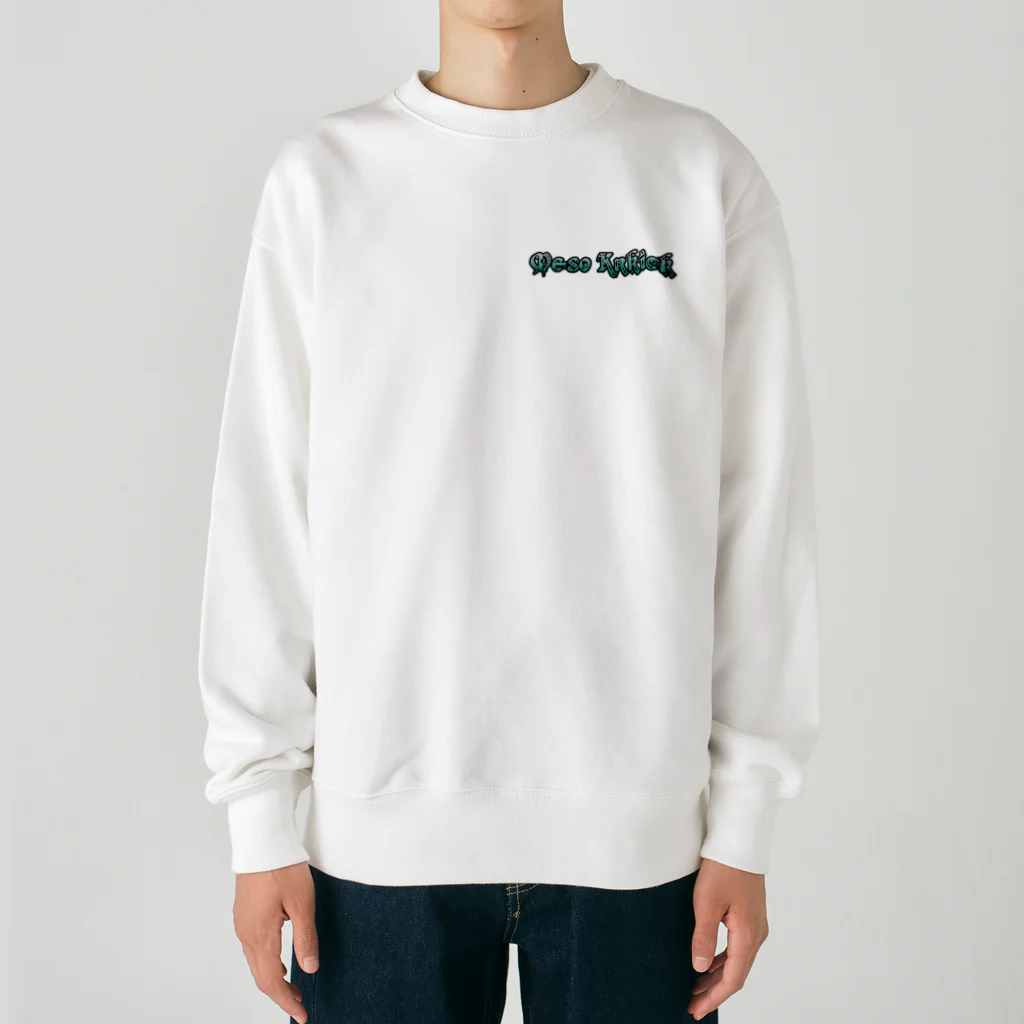 MesoKrkickのMesoKrkickロゴ Heavyweight Crew Neck Sweatshirt