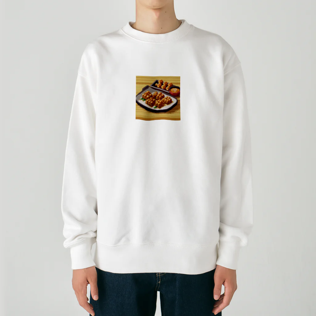 kawaiidoubututatiのカレーたこやき Heavyweight Crew Neck Sweatshirt