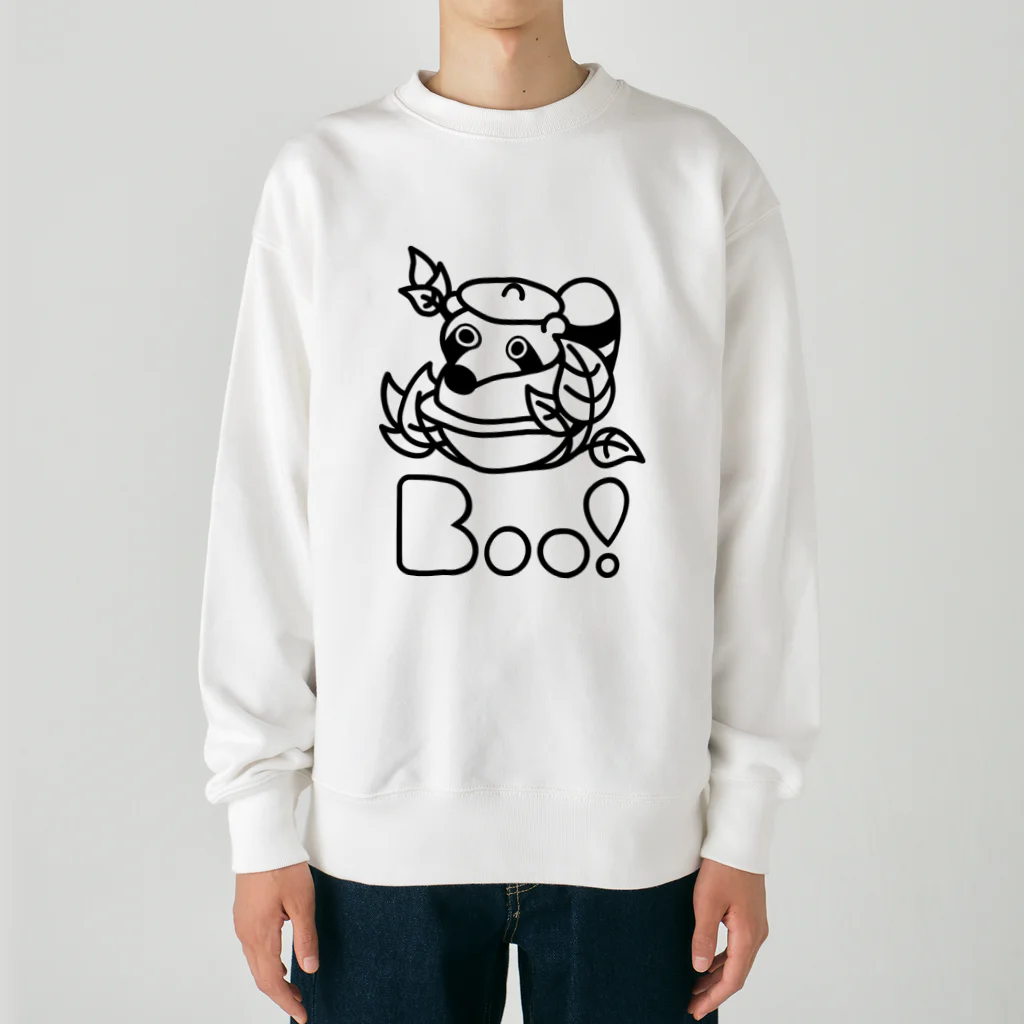 Boo!のBoo!(ぶんぶくちゃがま) Heavyweight Crew Neck Sweatshirt