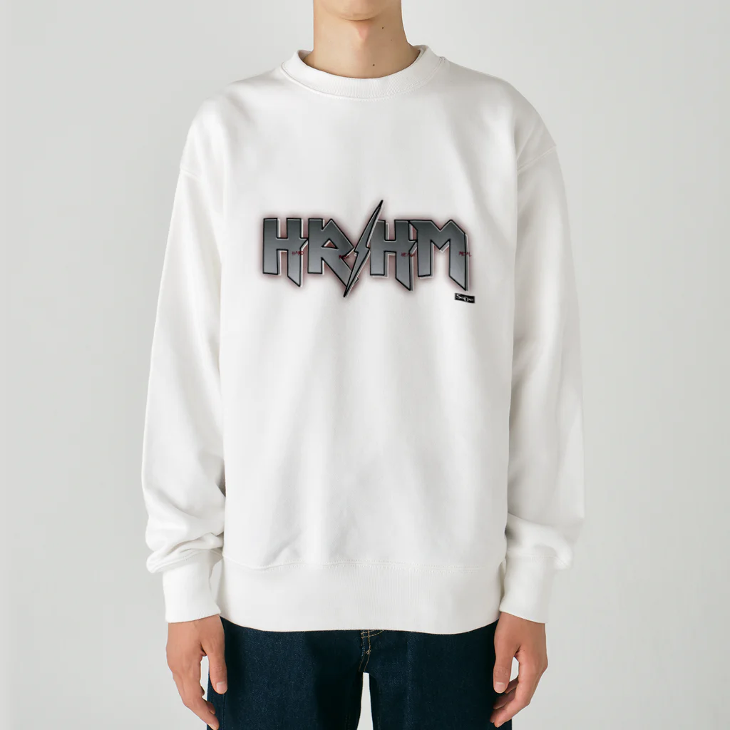 PHSG SOUND 音楽とアートのHR/HM ハードロック/ヘヴィメタル  ロゴ Heavyweight Crew Neck Sweatshirt