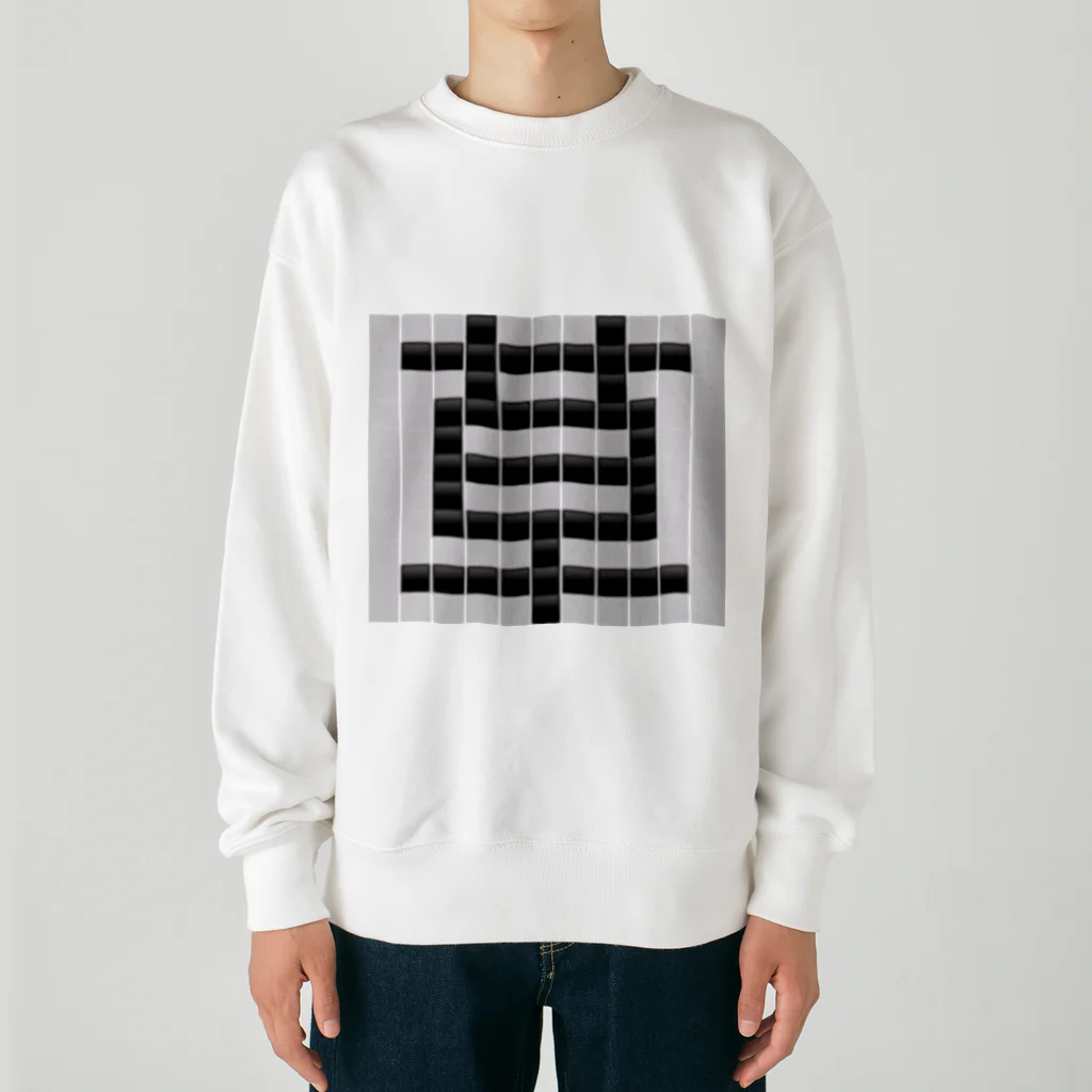 Teatime ティータイムの草　草生える文字 Heavyweight Crew Neck Sweatshirt