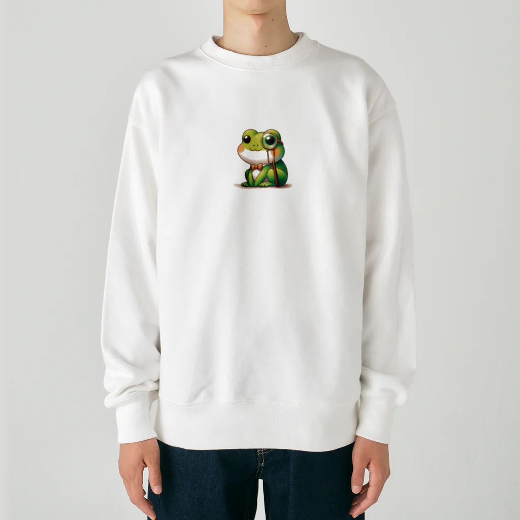 kawaiidoubututatiのカエル×めがね Heavyweight Crew Neck Sweatshirt