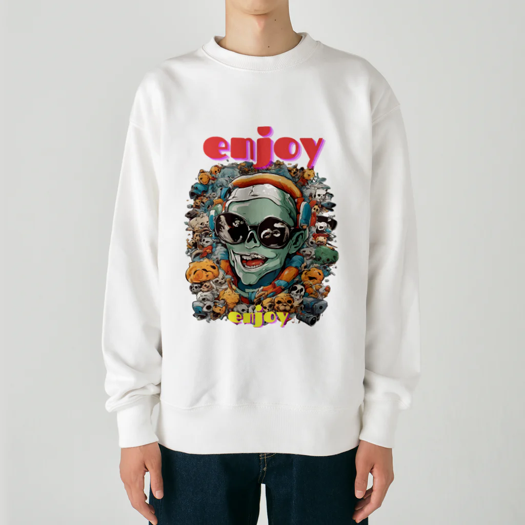 yumekauのENJOYしようゼ Heavyweight Crew Neck Sweatshirt