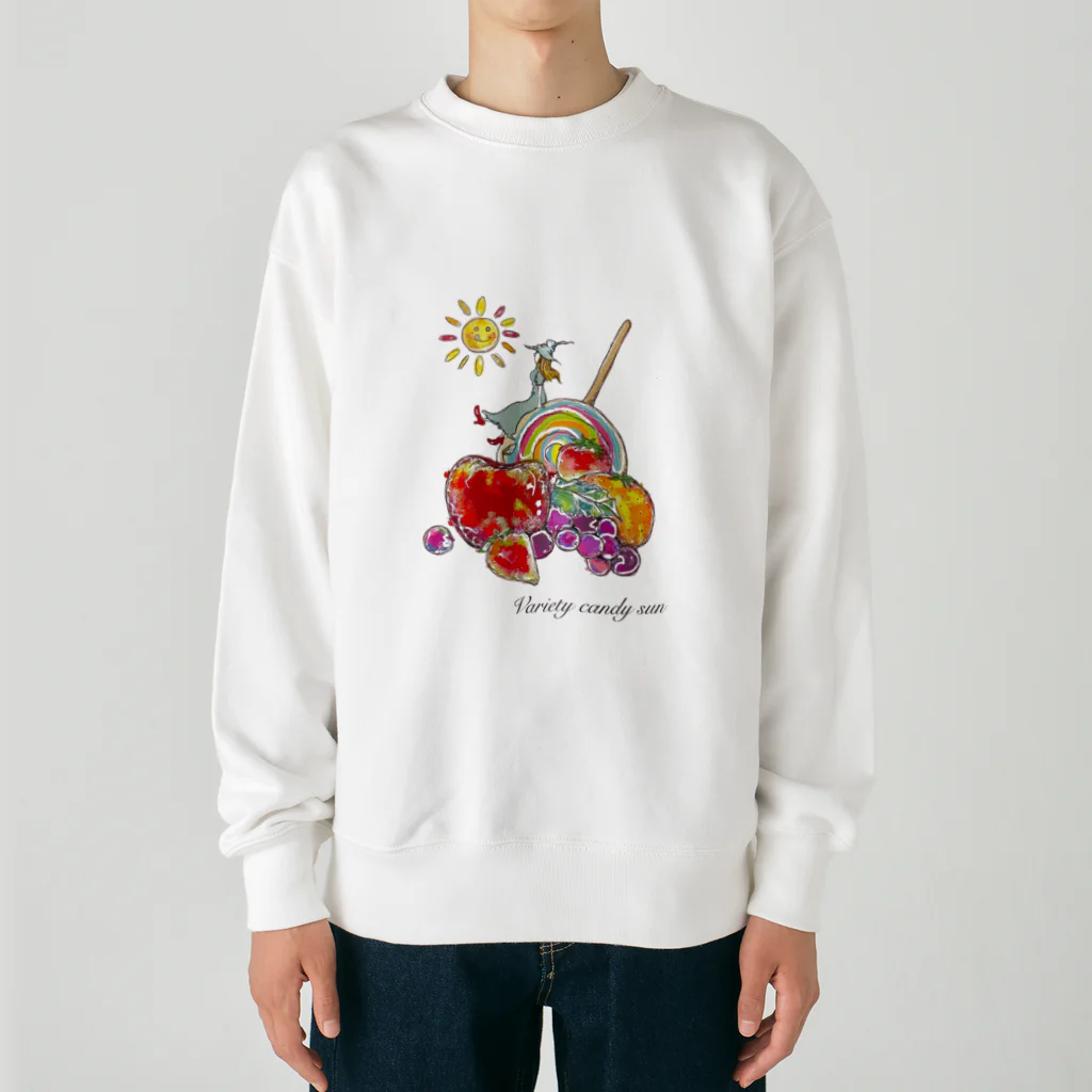 SararanranのバラエティーキャンディーSANのオリジナルグッズ Heavyweight Crew Neck Sweatshirt