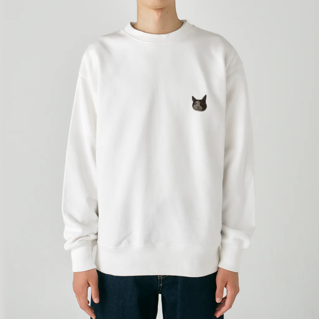 にゃんにゃん工房のイラストふーにゃん Heavyweight Crew Neck Sweatshirt