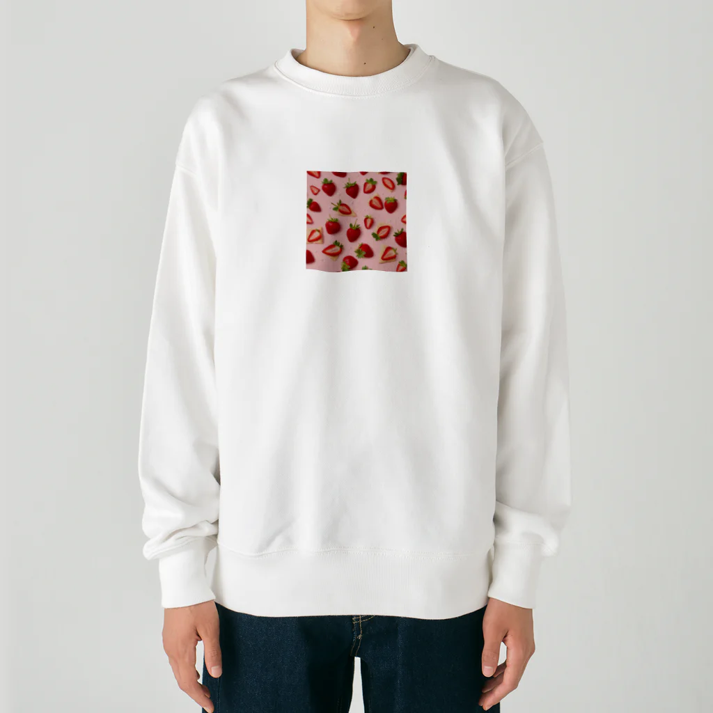 Crepe Collection Center 【CCC】のベリーストロベリー Heavyweight Crew Neck Sweatshirt