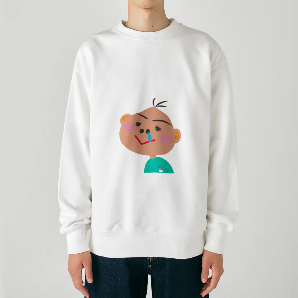 ザ☆めんまのお店の笑太郎（えみたろう） Heavyweight Crew Neck Sweatshirt