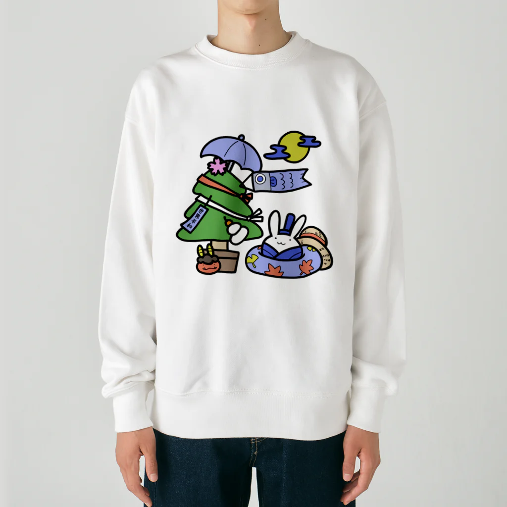 幸うさ.comの季節に迷った時用 Heavyweight Crew Neck Sweatshirt