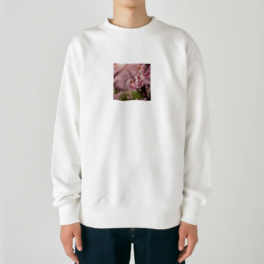 18cmの桜12 Heavyweight Crew Neck Sweatshirt