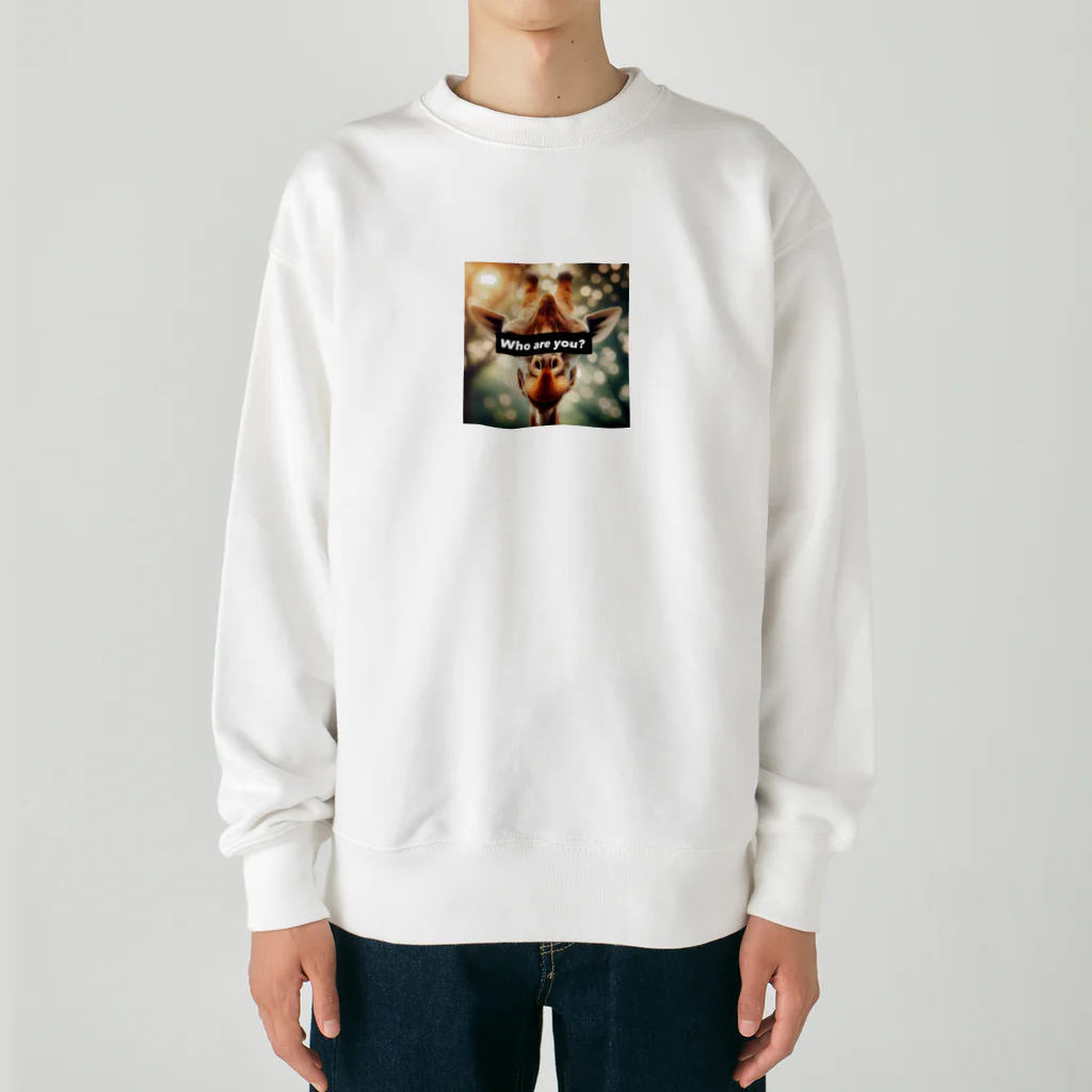 akihotyan.&のWho are you?キリン Heavyweight Crew Neck Sweatshirt