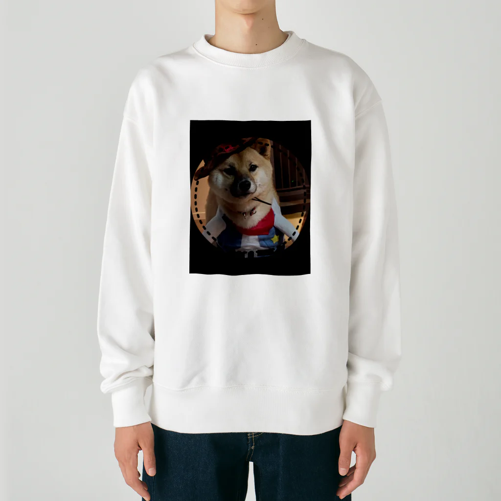 117hibikiの柴犬COOUo･ｪ･oU Heavyweight Crew Neck Sweatshirt