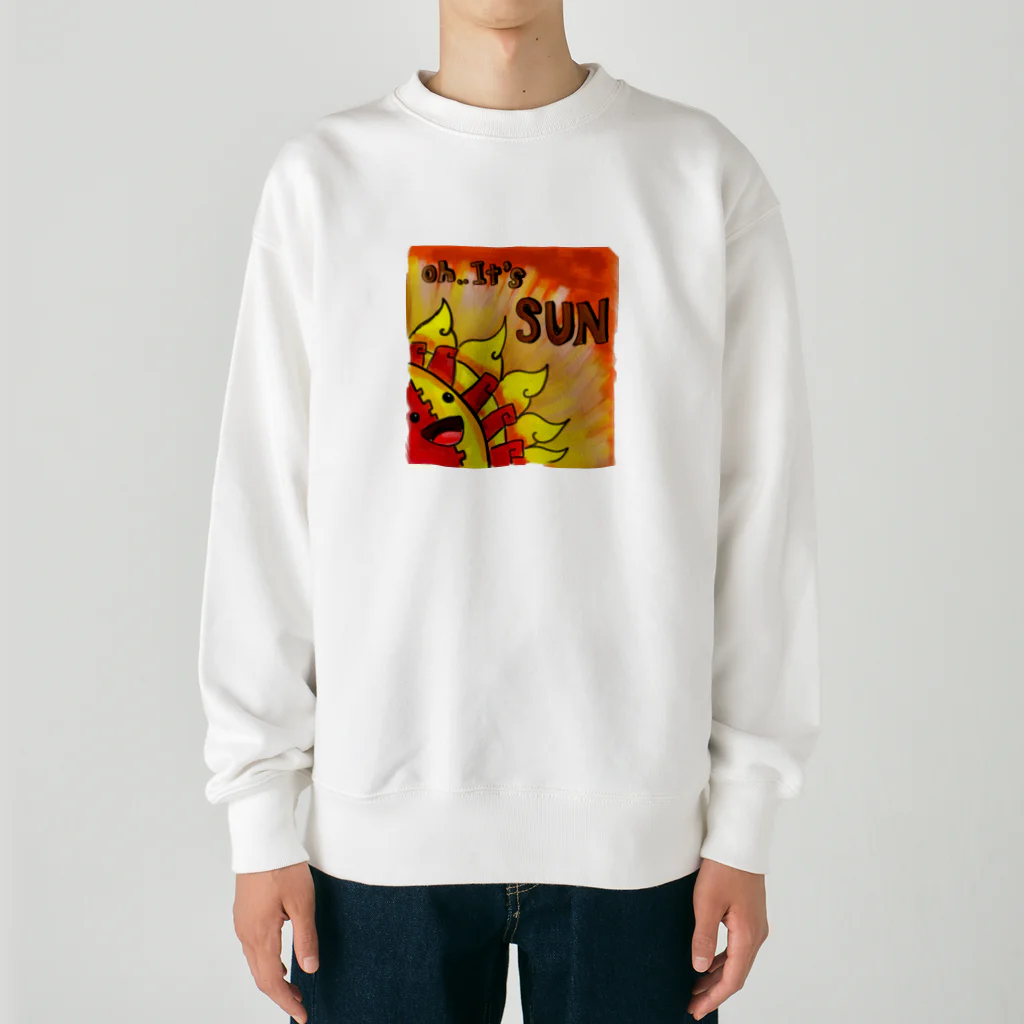 patroom(柄)のザッサン(太陽くん) Heavyweight Crew Neck Sweatshirt