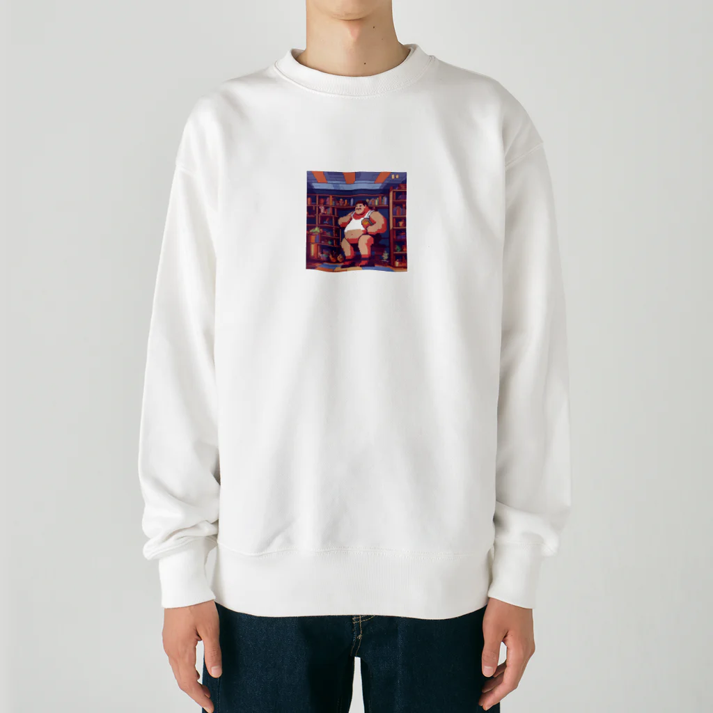 きなこのショップのぽっちゃり君 Heavyweight Crew Neck Sweatshirt