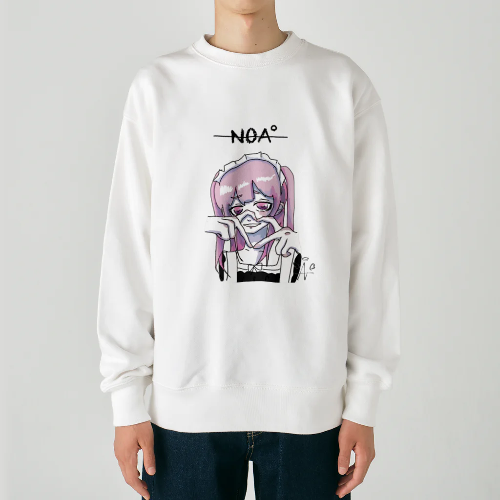 乃atoの可愛いメイドの服 Heavyweight Crew Neck Sweatshirt