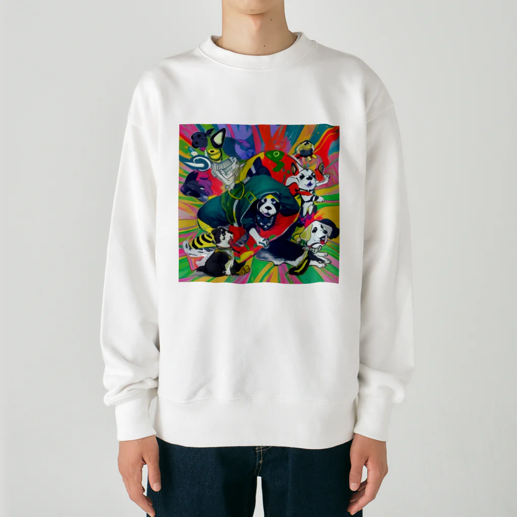 FoL_andのdogまん Heavyweight Crew Neck Sweatshirt