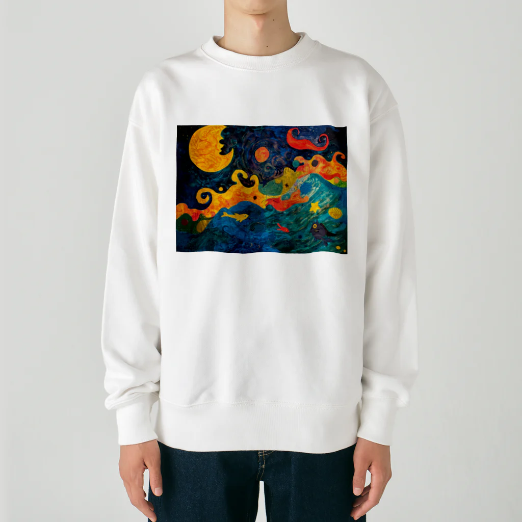 AQUAMETAVERSEのゲンノ夢　　NON13 Heavyweight Crew Neck Sweatshirt