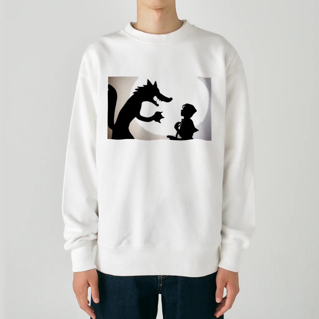 suzuri2024のりんごを一つくださいな Heavyweight Crew Neck Sweatshirt