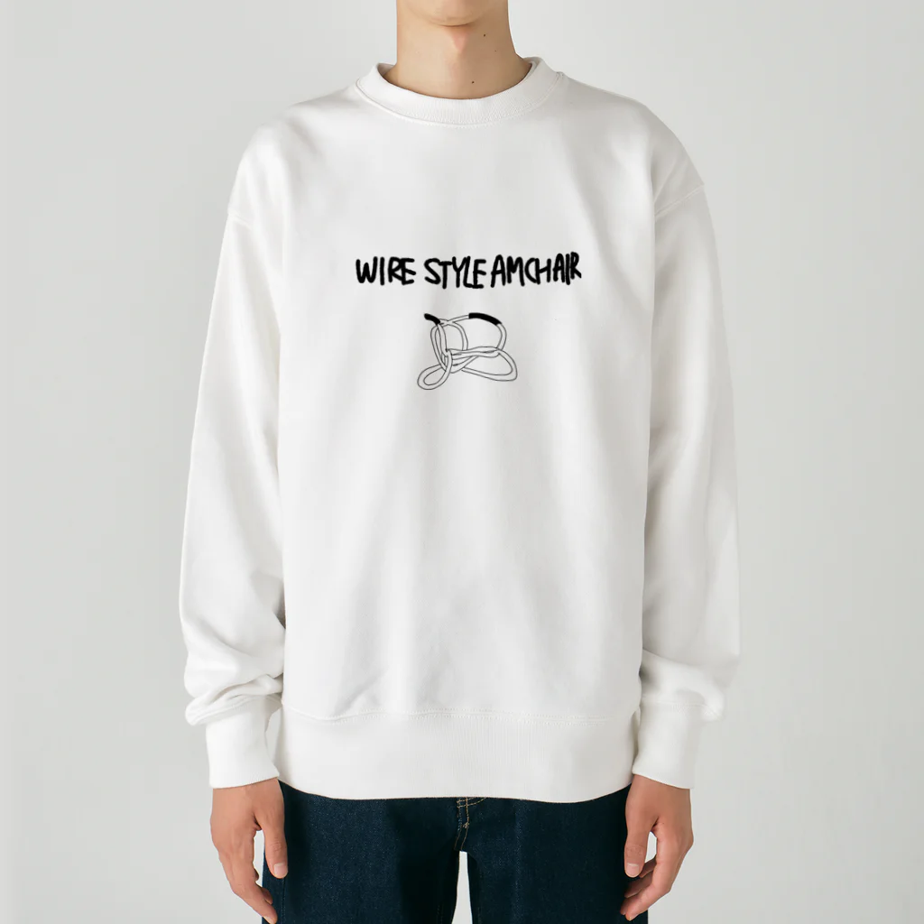 みうらあかね ｜MIURA AKANEのWIRE  CHAIR Heavyweight Crew Neck Sweatshirt