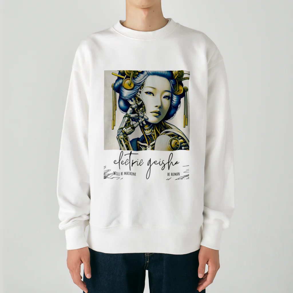 Cyber-punk-geishaのCyber Punk Geisha Heavyweight Crew Neck Sweatshirt